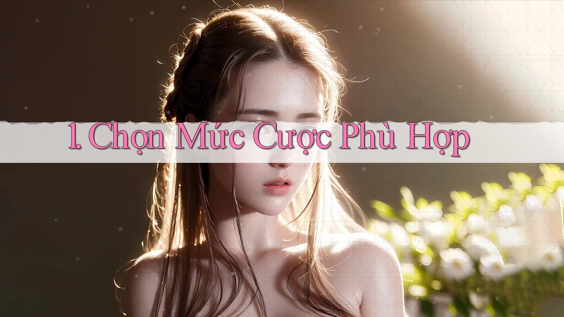 1. Chọn Mức Cược Phù Hợp 1. Chọn Mức Cược Phù Hợp
