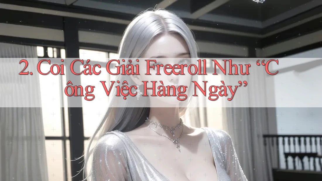 2. Coi Các Giải Freeroll Như “Công Việc Hàng Ngày” 2. Coi Các Giải Freeroll Như “Công Việc Hàng Ngày”