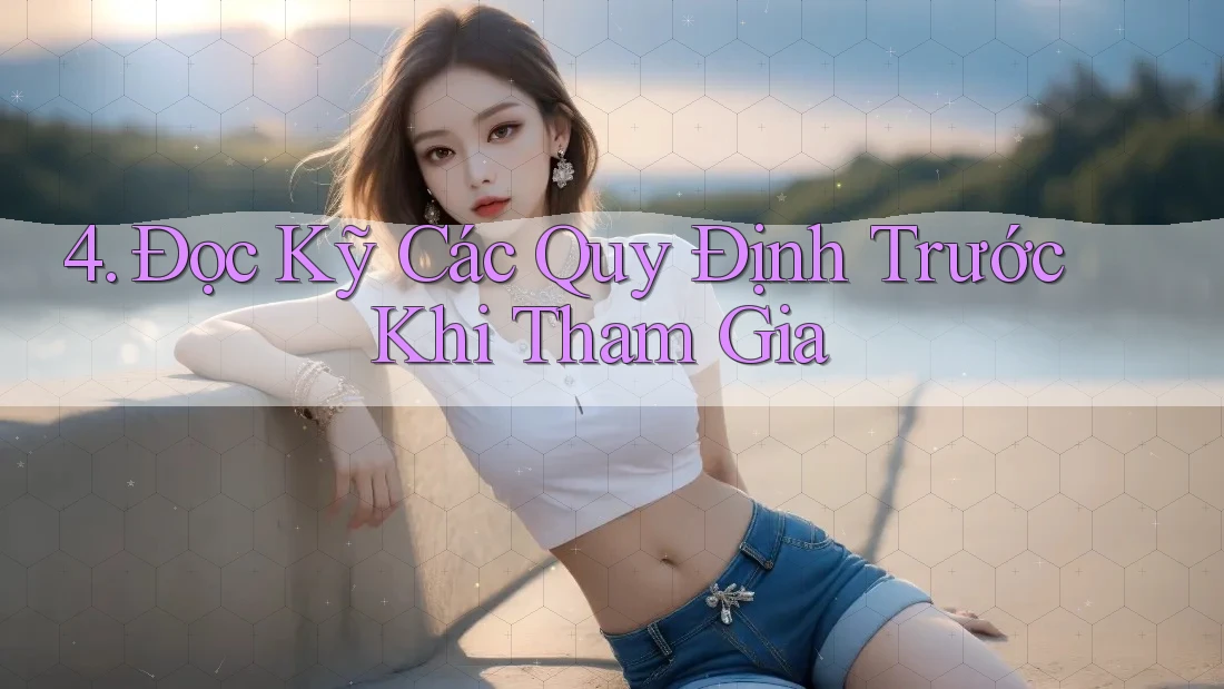 4. Đọc Kỹ Các Quy Định Trước Khi Tham Gia 4. Đọc Kỹ Các Quy Định Trước Khi Tham Gia