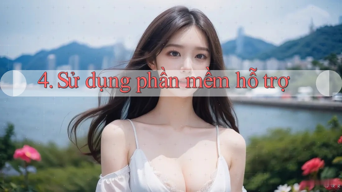 4. Sử dụng phần mềm hỗ trợ