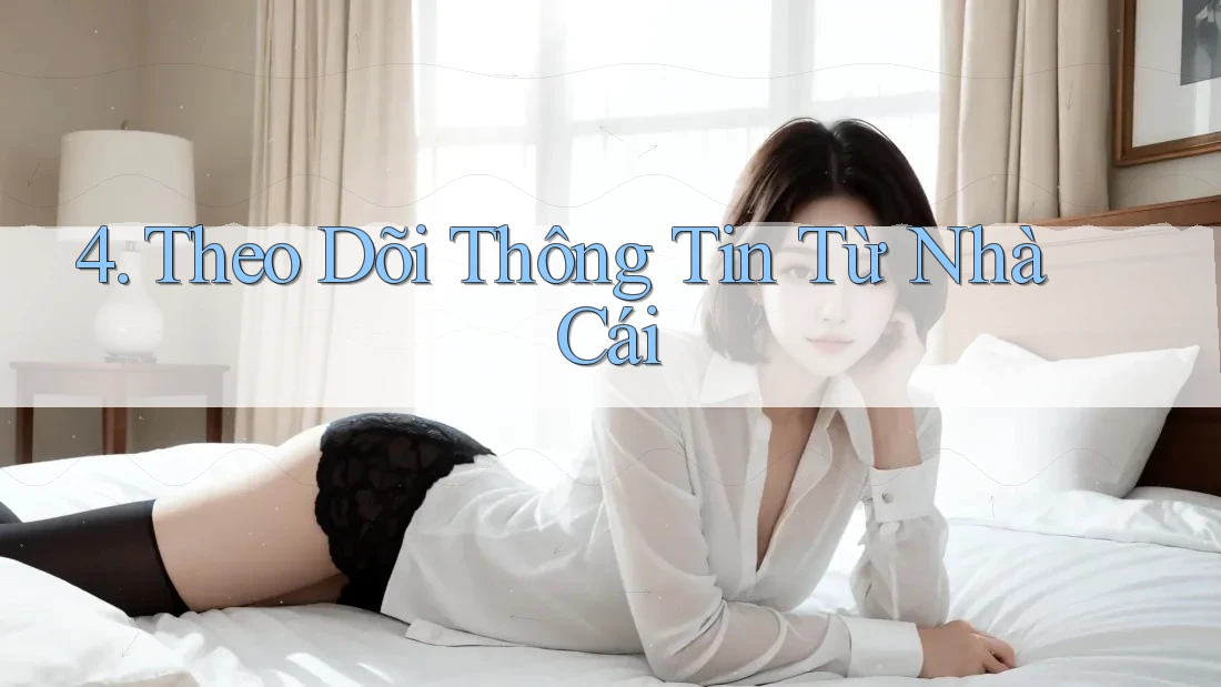 4. Theo Dõi Thông Tin Từ Nhà Cái