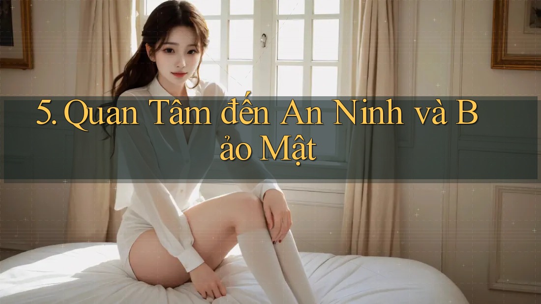 5. Quan Tâm đến An Ninh và Bảo Mật 5. Quan Tâm đến An Ninh và Bảo Mật