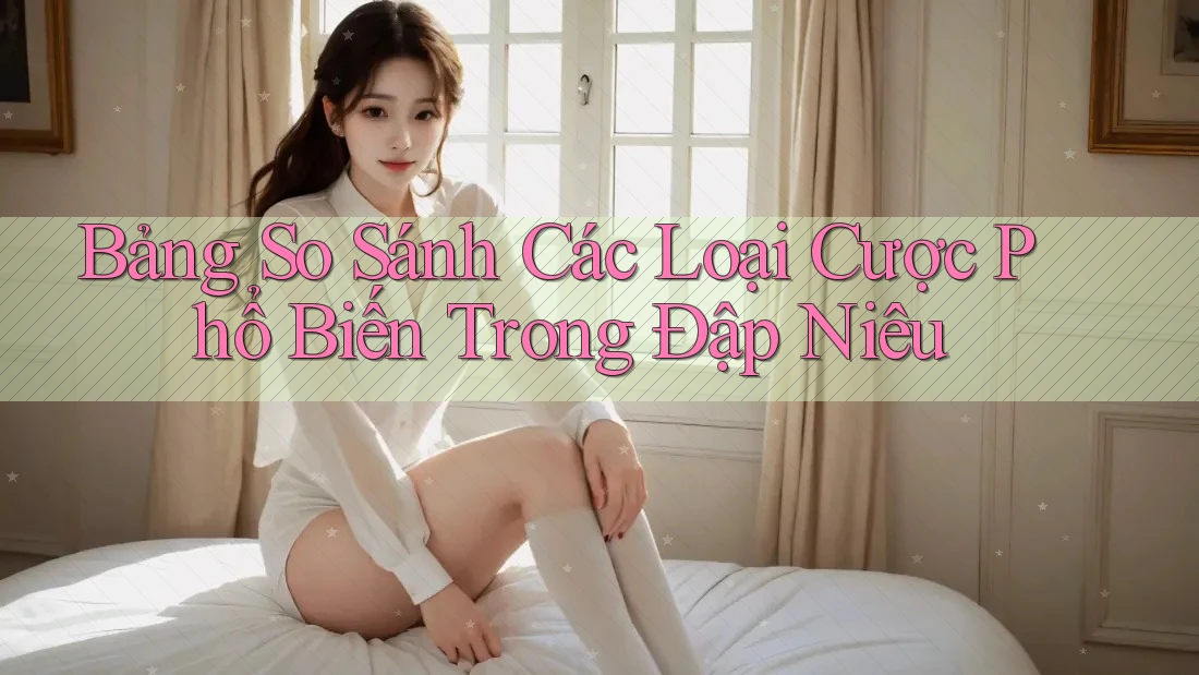 Bảng So Sánh Các Loại Cược Phổ Biến Trong Đập Niêu