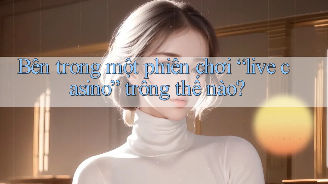 Bên trong một phiên chơi “live casino” trông thế nào? Bên trong một phiên chơi “live casino” trông thế nào?