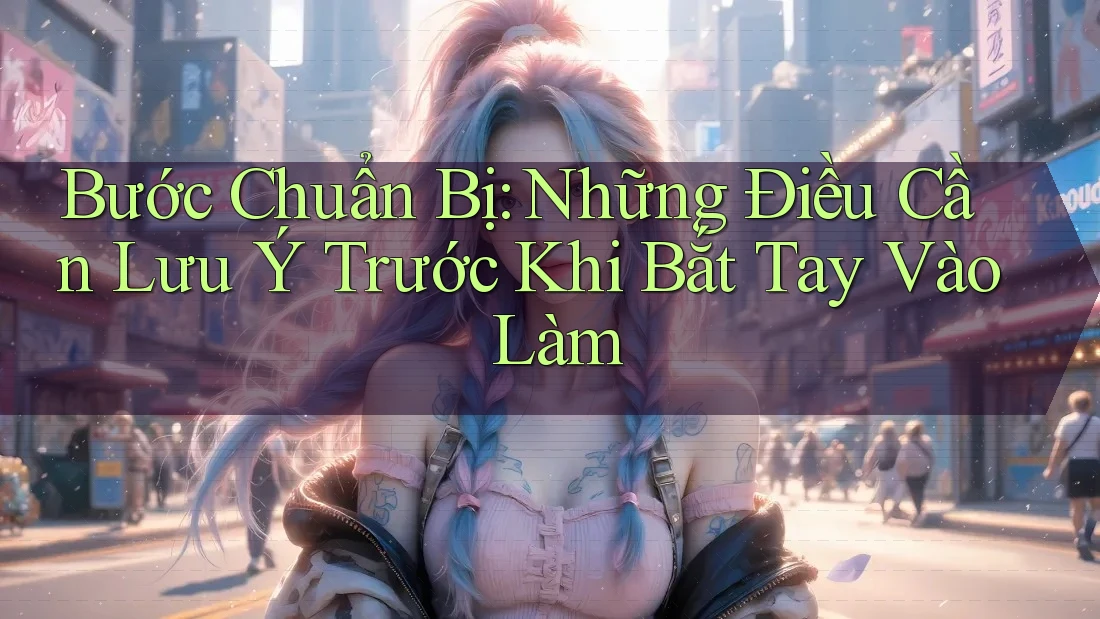 Bước Chuẩn Bị: Những Điều Cần Lưu Ý Trước Khi Bắt Tay Vào Làm