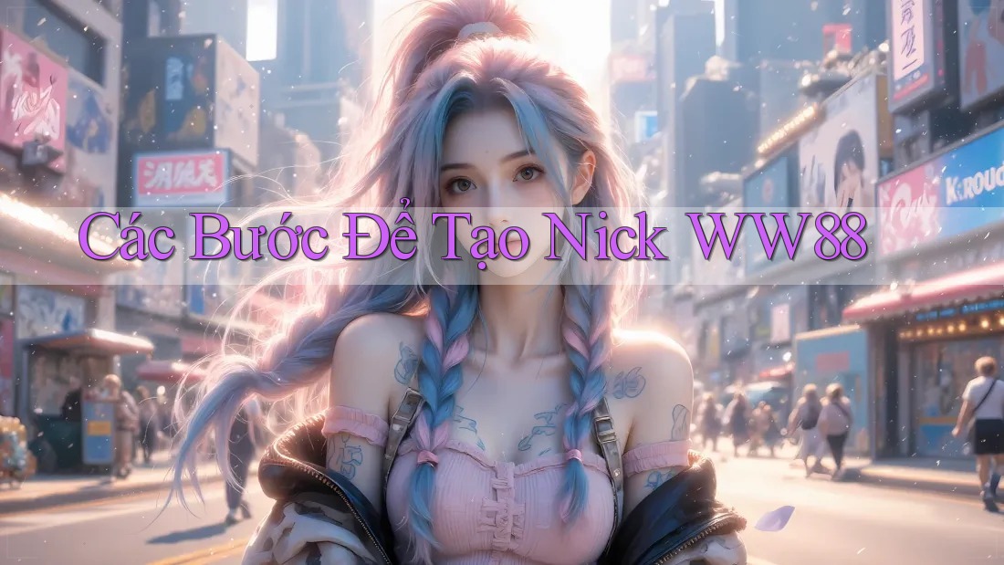 Các Bước Để Tạo Nick WW88