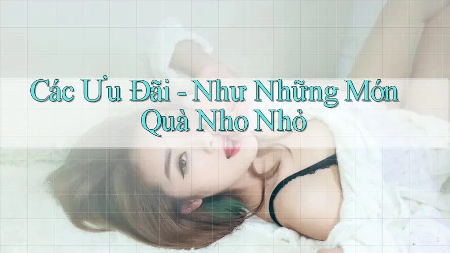 Các Ưu Đãi - Như Những Món Quà Nho Nhỏ
