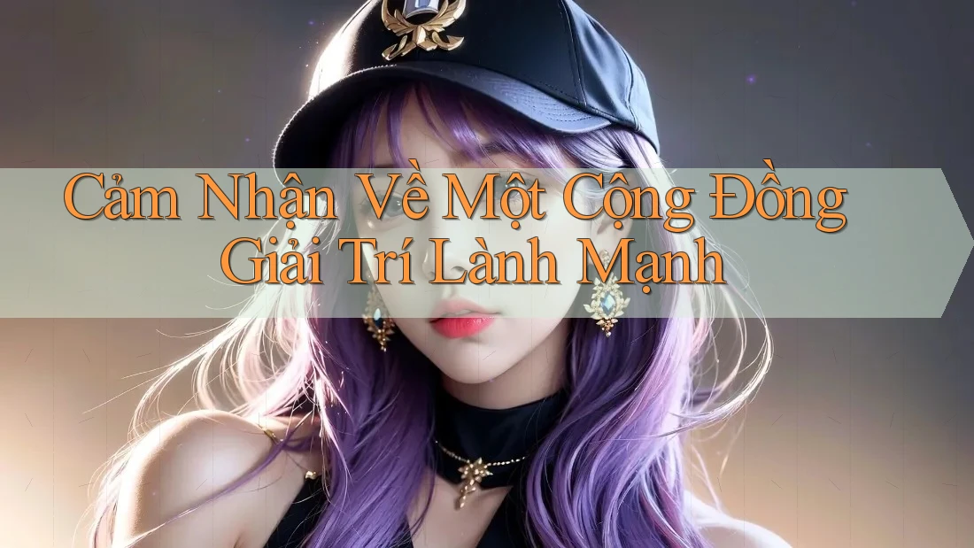 Cảm Nhận Về Một Cộng Đồng Giải Trí Lành Mạnh Cảm Nhận Về Một Cộng Đồng Giải Trí Lành Mạnh