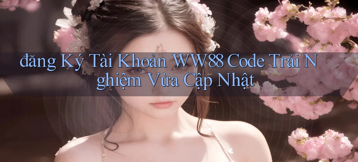 đăng ký tài khoản ww88 code trải nghiệm vừa cập nhật
