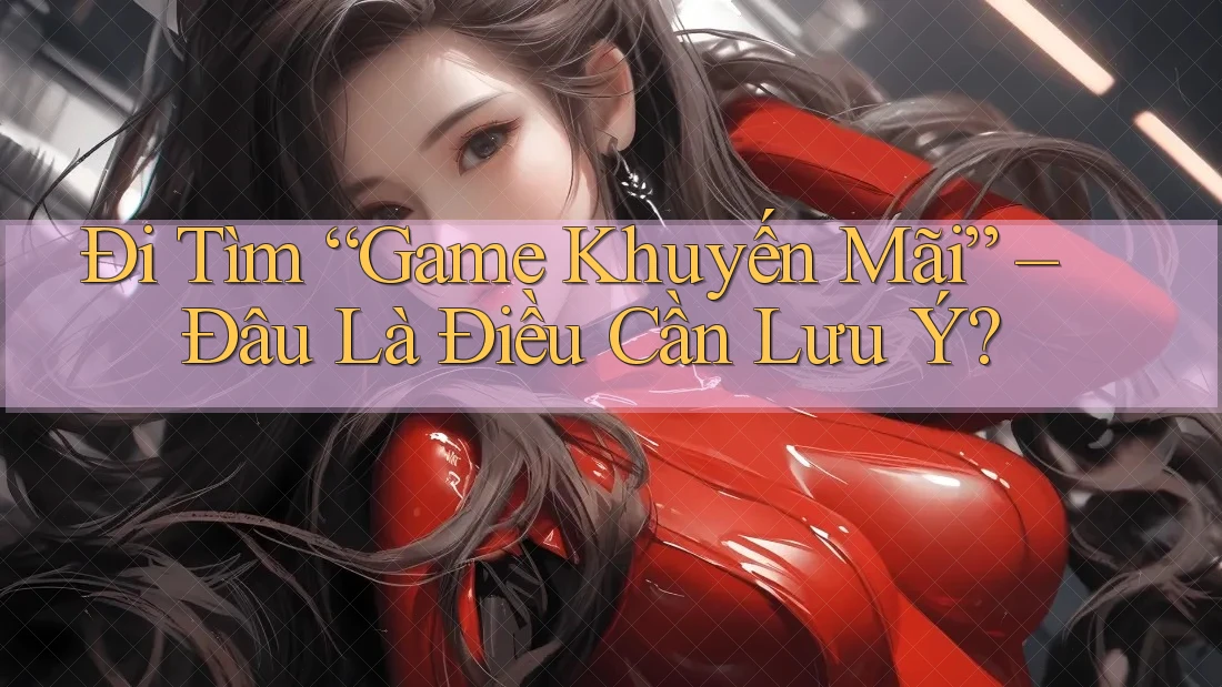 Đi Tìm “Game Khuyến Mãi” – Đâu Là Điều Cần Lưu Ý?