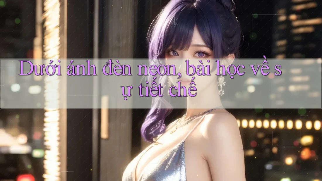 Dưới ánh đèn neon, bài học về sự tiết chế Dưới ánh đèn neon, bài học về sự tiết chế