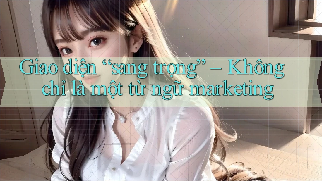 Giao diện “sang trọng” – Không chỉ là một từ ngữ marketing Giao diện “sang trọng” – Không chỉ là một từ ngữ marketing