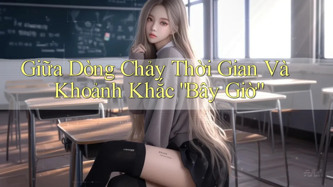 Giữa Dòng Chảy Thời Gian Và Khoảnh Khắc “Bây Giờ” Giữa Dòng Chảy Thời Gian Và Khoảnh Khắc “Bây Giờ”