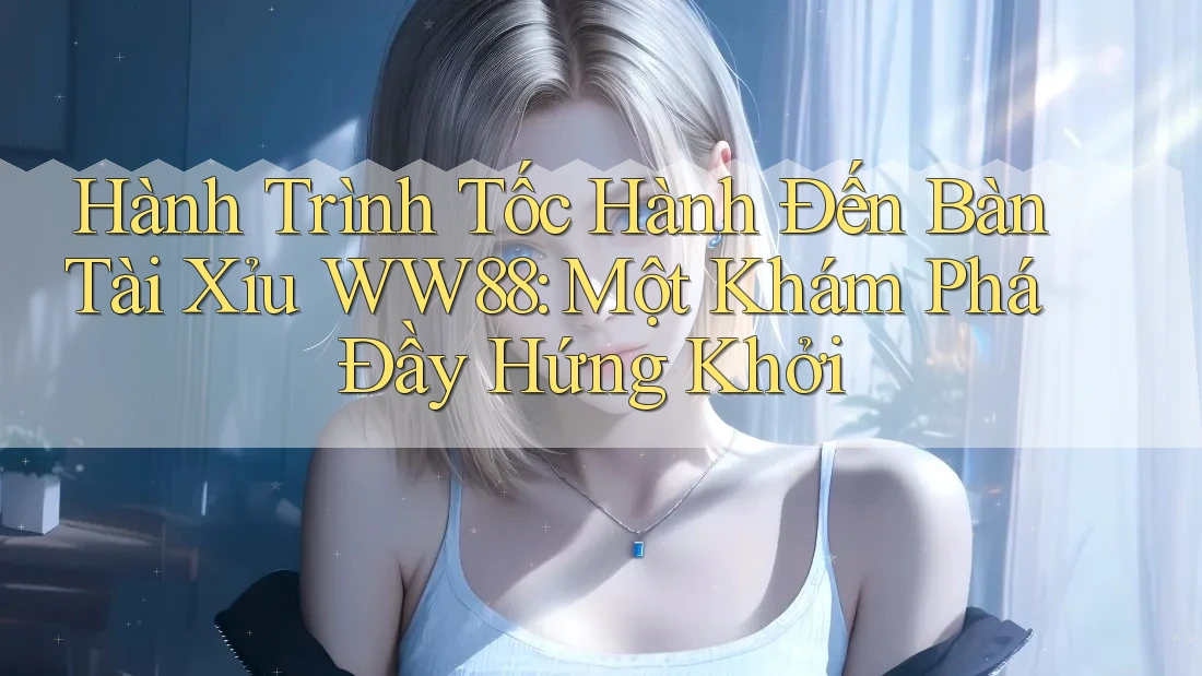 Hành Trình Tốc Hành Đến Bàn Tài Xỉu WW88: Một Khám Phá Đầy Hứng Khởi