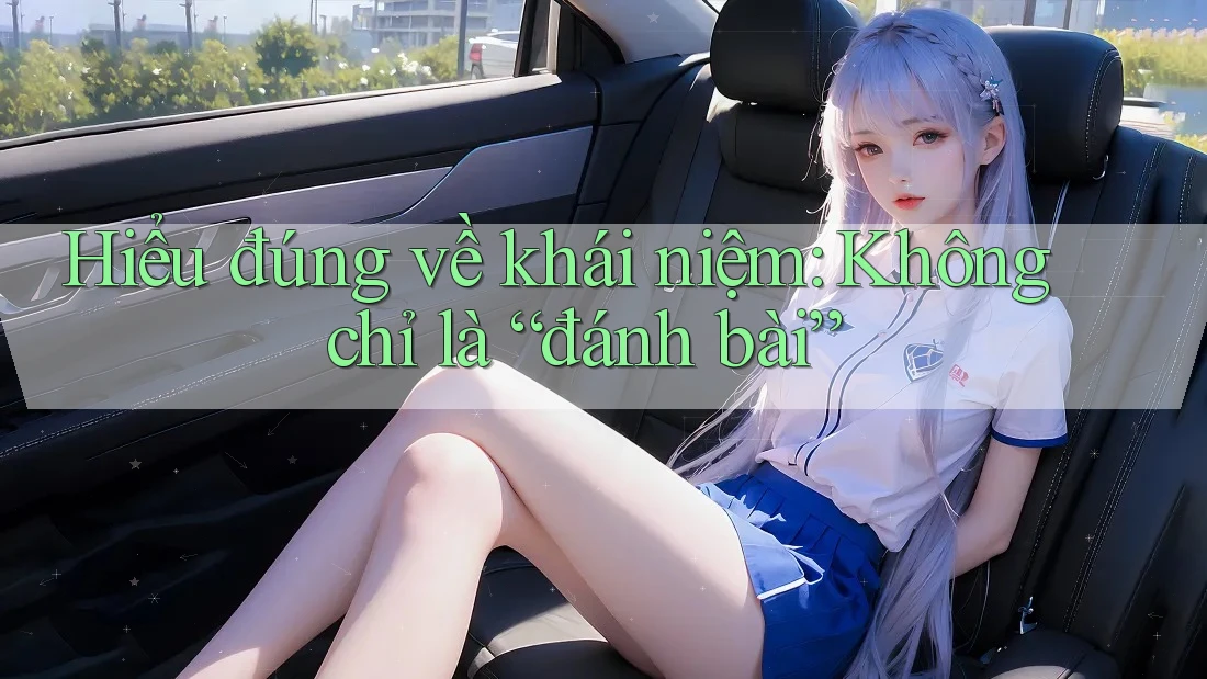 Hiểu đúng về khái niệm: Không chỉ là “đánh bài” Hiểu đúng về khái niệm: Không chỉ là “đánh bài”