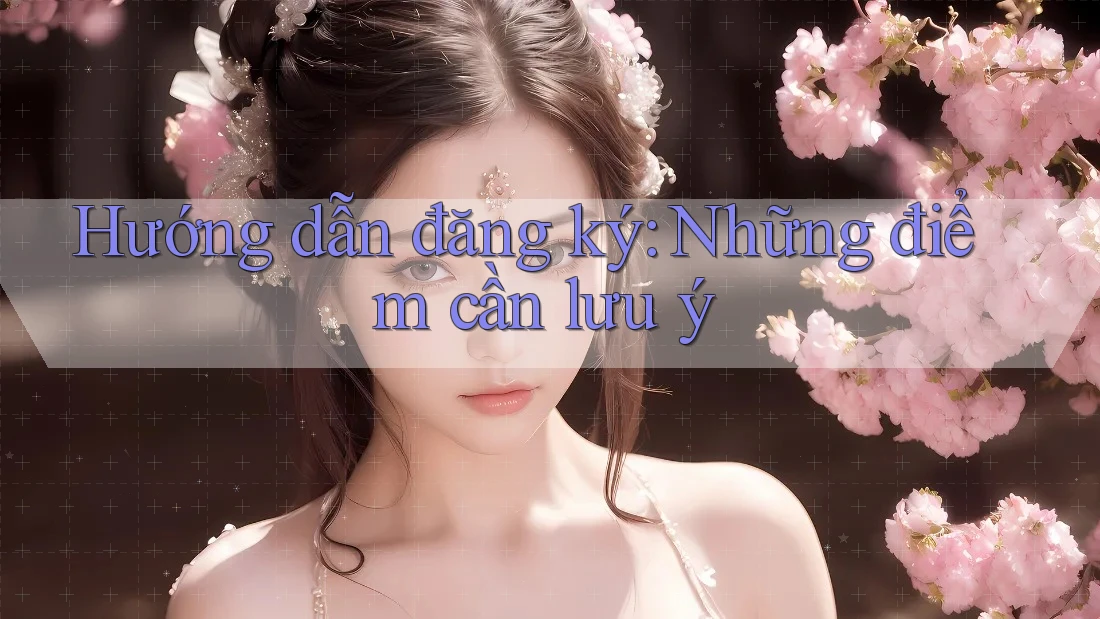 Hướng dẫn đăng ký: Những điểm cần lưu ý