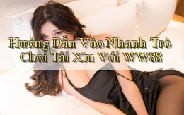 hướng dẫn vào nhanh trò chơi tài xỉu với ww88