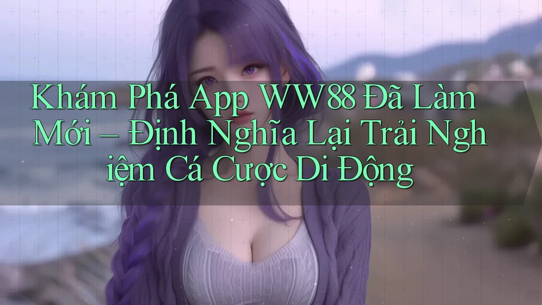 Khám Phá App WW88 Đã Làm Mới – Định Nghĩa Lại Trải Nghiệm Cá Cược Di Động