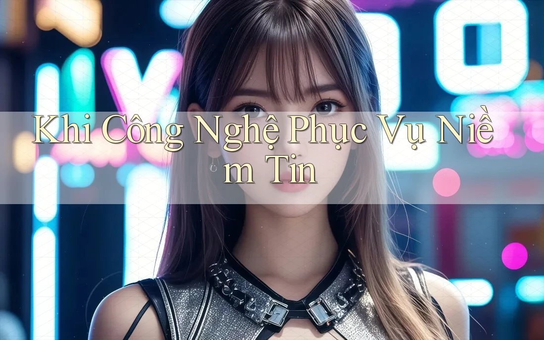 Khi công nghệ phục vụ niềm tin