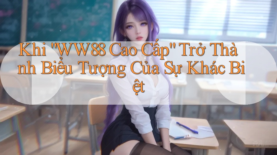 Khi “WW88 Cao Cấp” Trở Thành Biểu Tượng Của Sự Khác Biệt