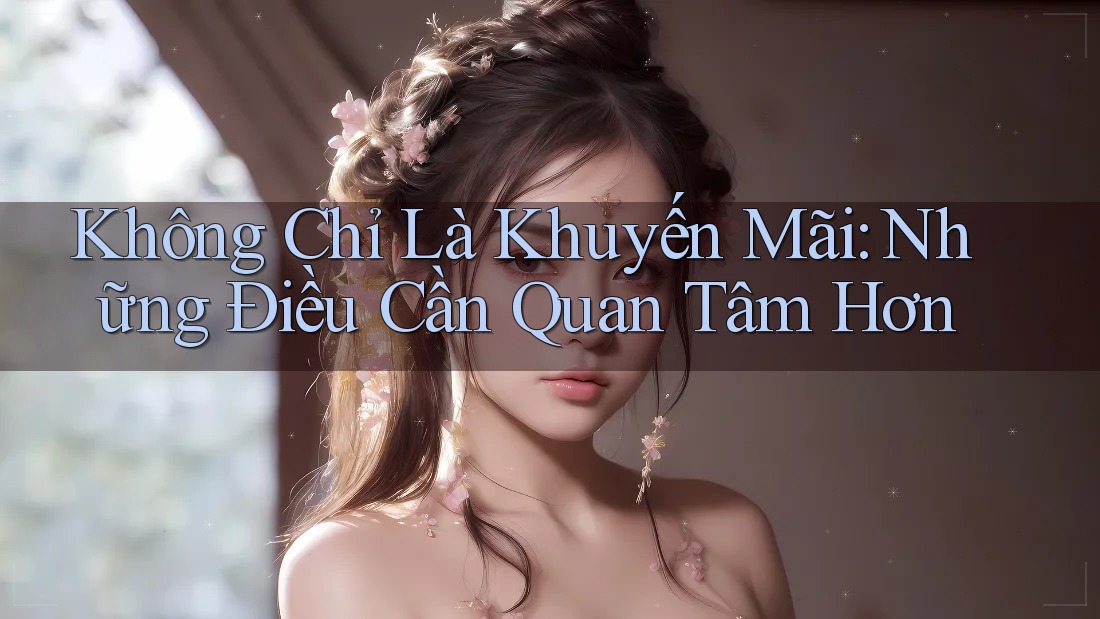 Không Chỉ Là Khuyến Mãi: Những Điều Cần Quan Tâm Hơn