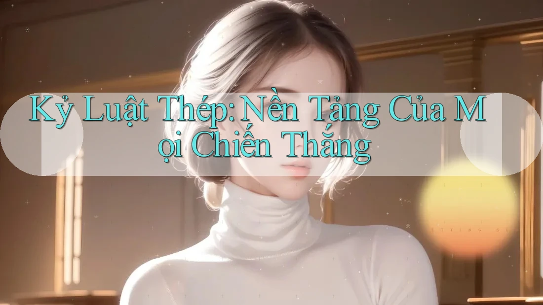 Kỷ Luật Thép: Nền Tảng Của Mọi Chiến Thắng Kỷ Luật Thép: Nền Tảng Của Mọi Chiến Thắng