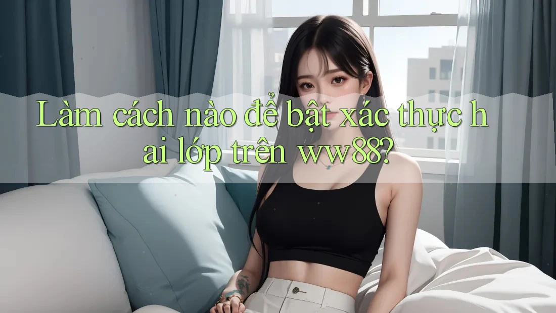 Làm cách nào để bật xác thực hai lớp trên ww88?