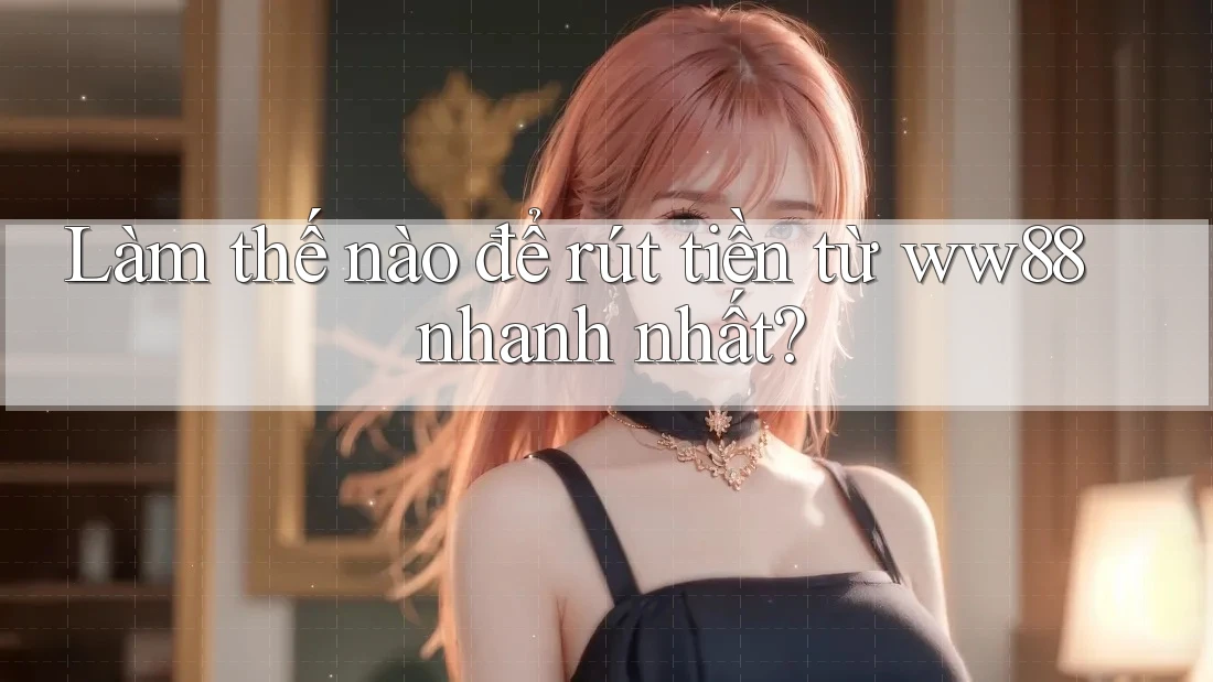Làm thế nào để rút tiền từ ww88 nhanh nhất?