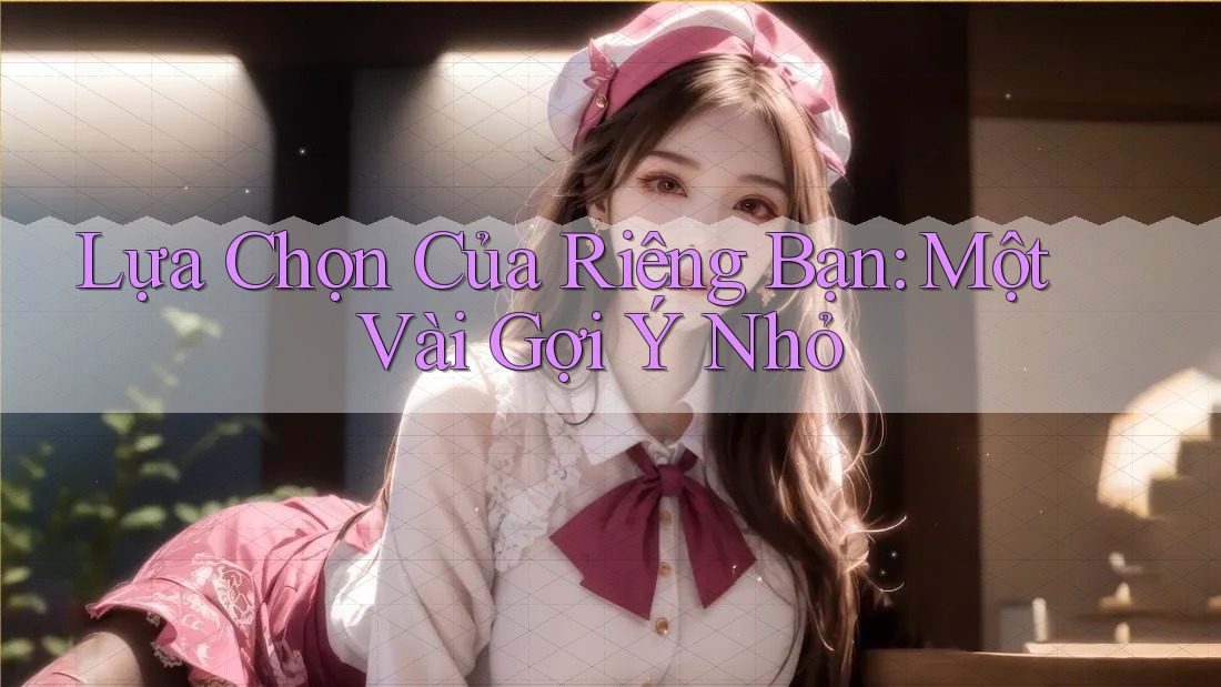 Lựa Chọn Của Riêng Bạn: Một Vài Gợi Ý Nhỏ