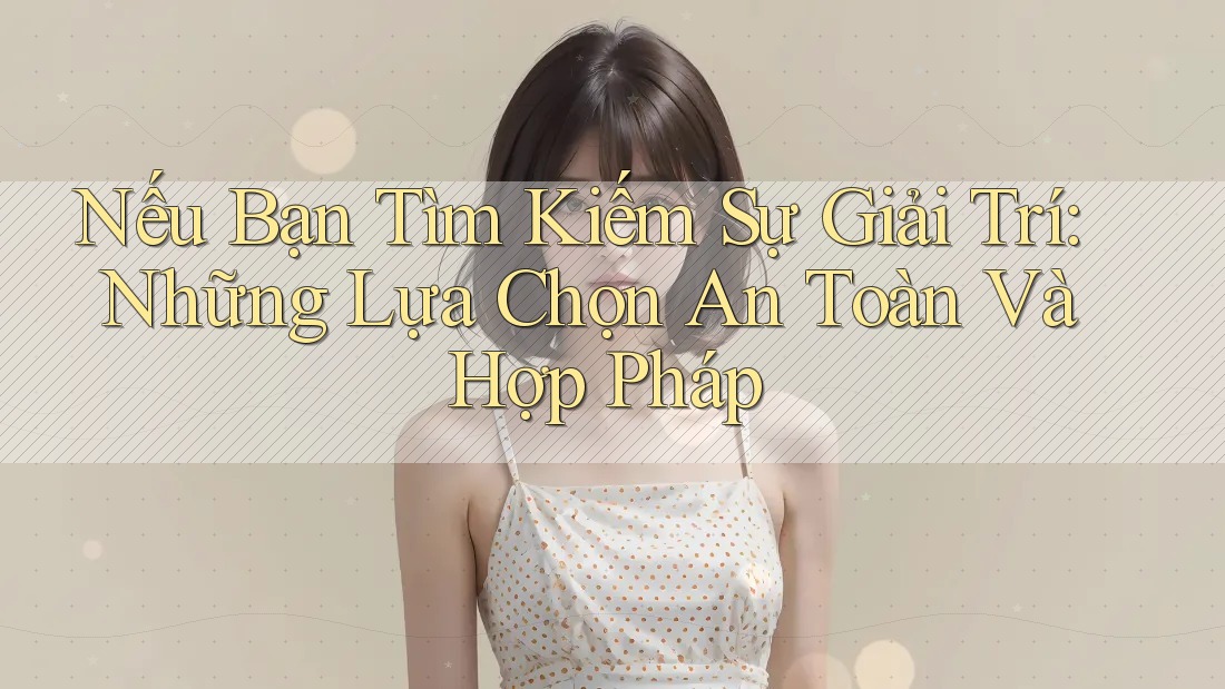 Nếu Bạn Tìm Kiếm Sự Giải Trí: Những Lựa Chọn An Toàn Và Hợp Pháp