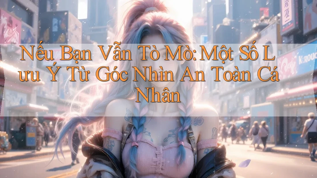 Nếu Bạn Vẫn Tò Mò: Một Số Lưu Ý Từ Góc Nhìn An Toàn Cá Nhân