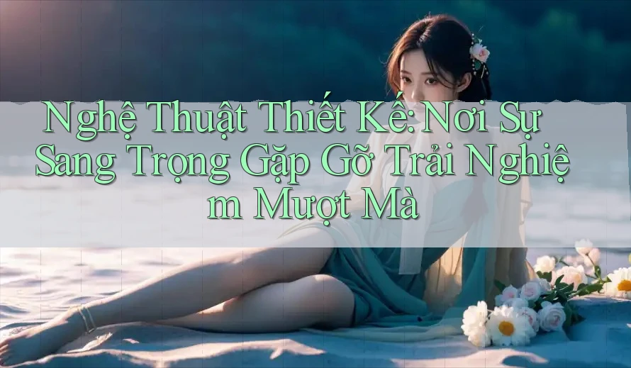 Nghệ Thuật Thiết Kế: Nơi Sự Sang Trọng Gặp Gỡ Trải Nghiệm Mượt Mà Nghệ Thuật Thiết Kế: Nơi Sự Sang Trọng Gặp Gỡ Trải Nghiệm Mượt Mà