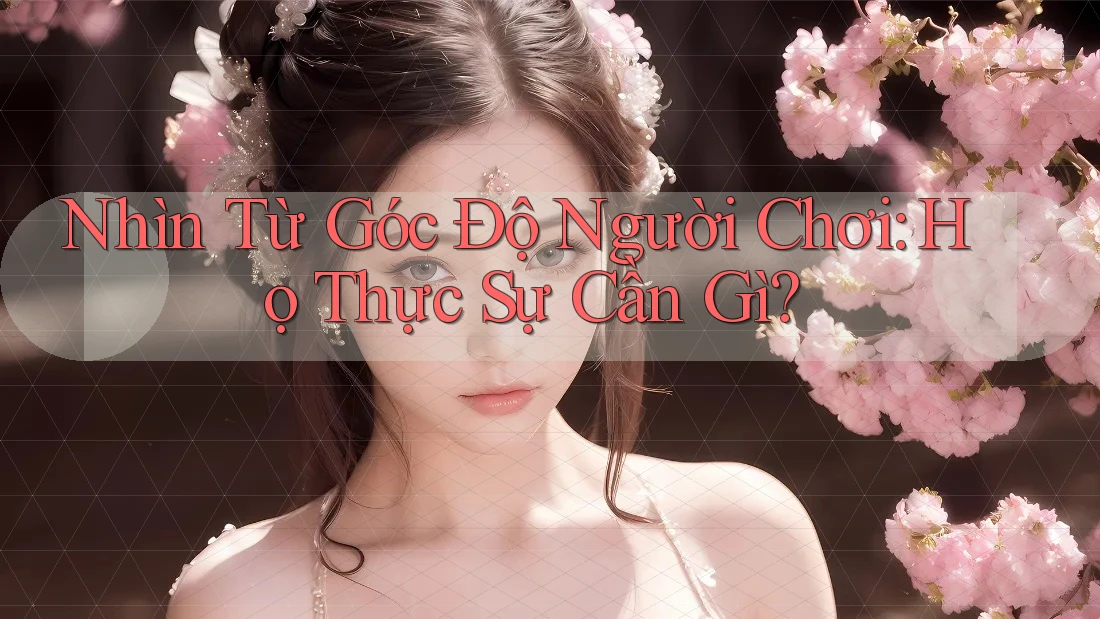 Nhìn Từ Góc Độ Người Chơi: Họ Thực Sự Cần Gì? Nhìn Từ Góc Độ Người Chơi: Họ Thực Sự Cần Gì?
