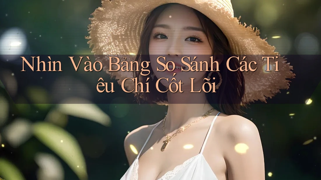 Nhìn Vào Bảng So Sánh Các Tiêu Chí Cốt Lõi Nhìn Vào Bảng So Sánh Các Tiêu Chí Cốt Lõi