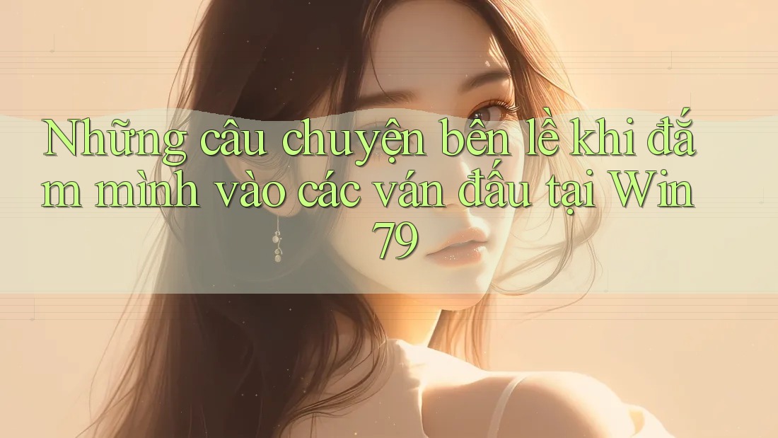 Những câu chuyện bên lề khi đắm mình vào các ván đấu tại Win 79 Những câu chuyện bên lề khi đắm mình vào các ván đấu tại Win 79