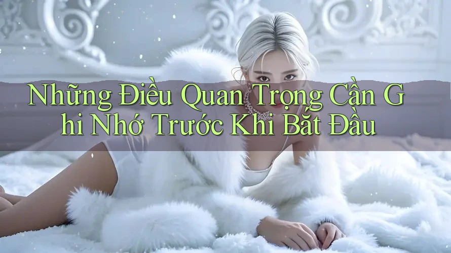 Những Điều Quan Trọng Cần Ghi Nhớ Trước Khi Bắt Đầu Những Điều Quan Trọng Cần Ghi Nhớ Trước Khi Bắt Đầu