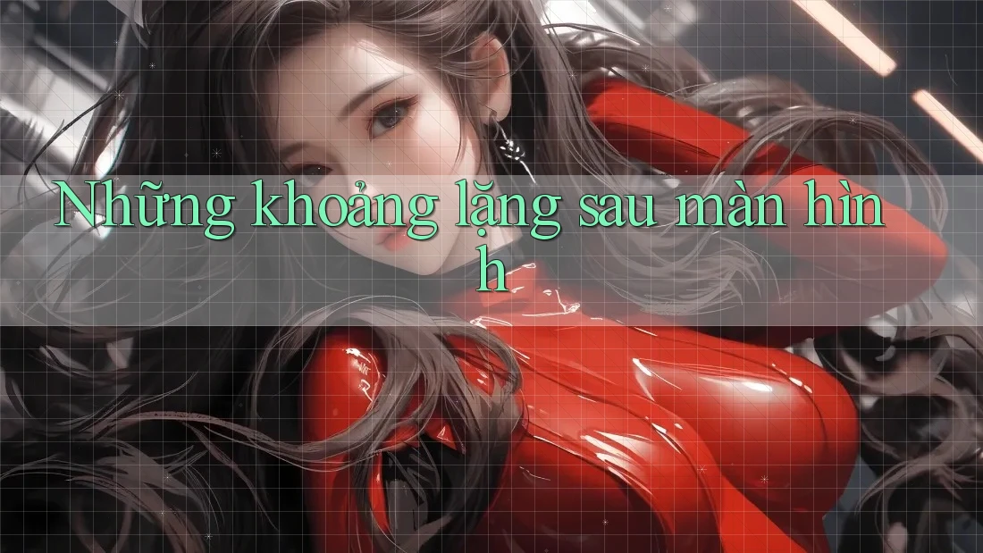 Những khoảng lặng sau màn hình