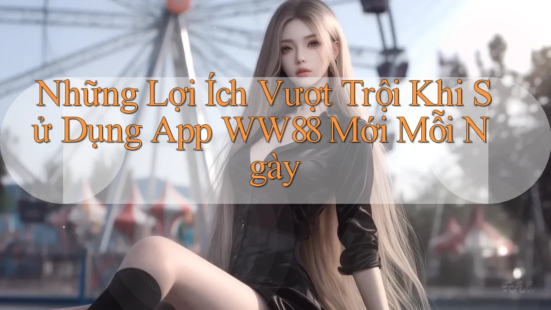 Những Lợi Ích Vượt Trội Khi Sử Dụng App WW88 Mới Mỗi Ngày