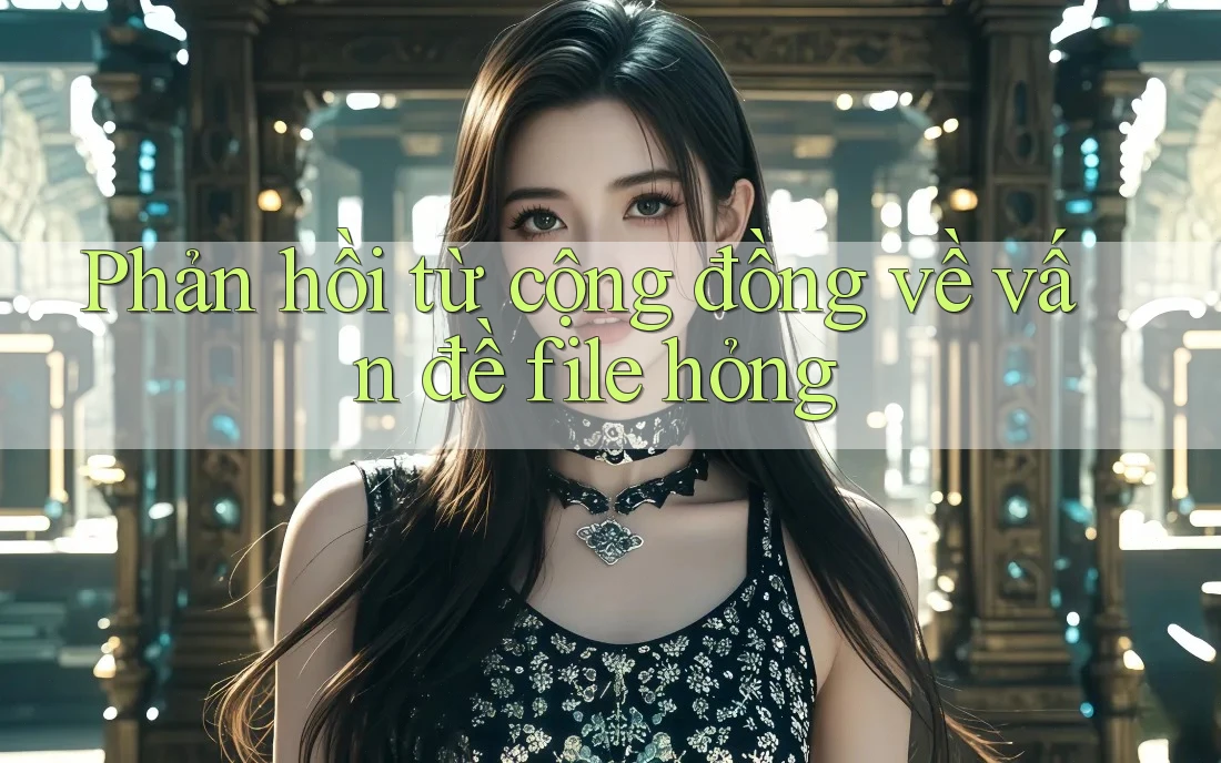 Phản hồi từ cộng đồng về vấn đề file hỏng Phản hồi từ cộng đồng về vấn đề file hỏng