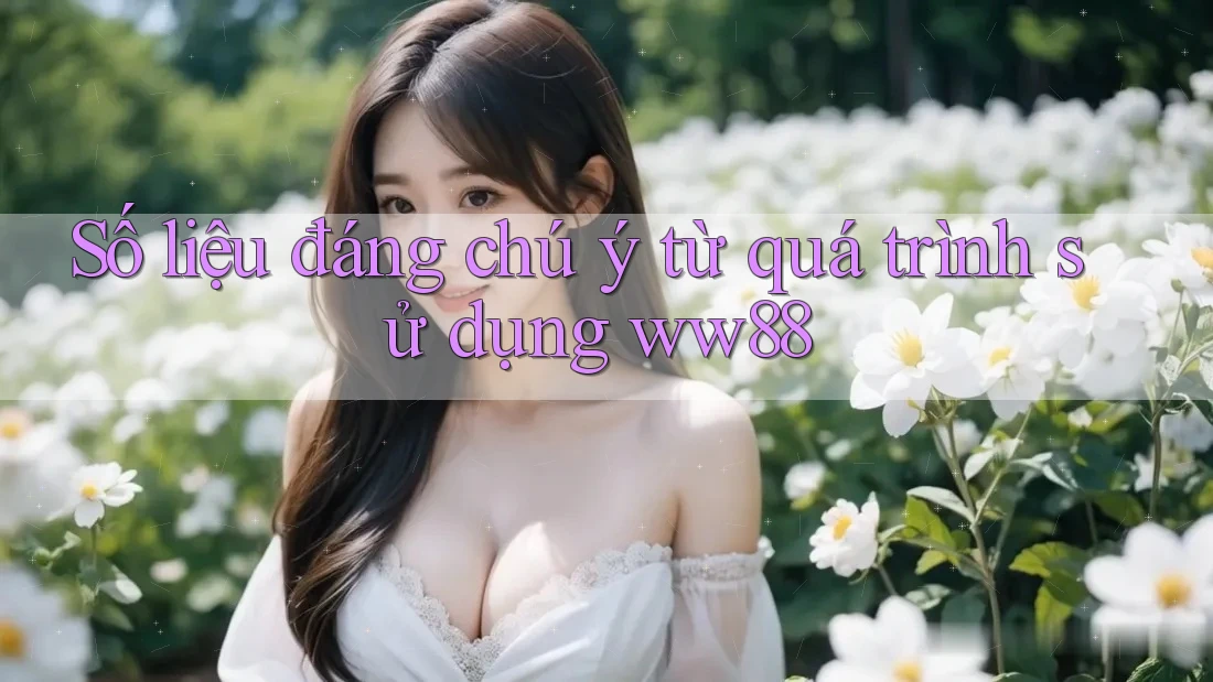 Số liệu đáng chú ý từ quá trình sử dụng ww88