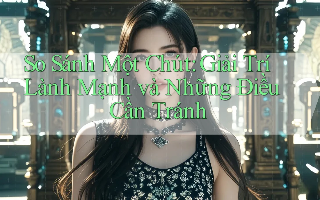 So Sánh Một Chút: Giải Trí Lành Mạnh và Những Điều Cần Tránh So Sánh Một Chút: Giải Trí Lành Mạnh và Những Điều Cần Tránh