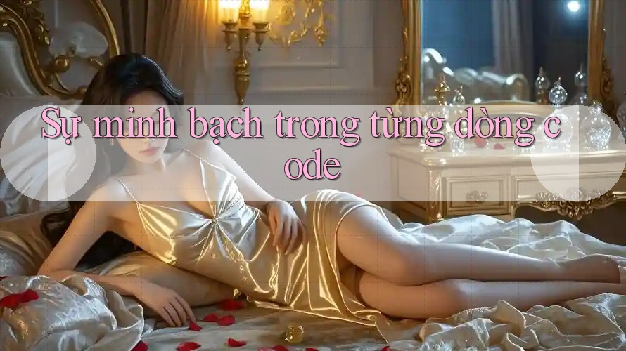 Sự minh bạch trong từng dòng code Sự minh bạch trong từng dòng code