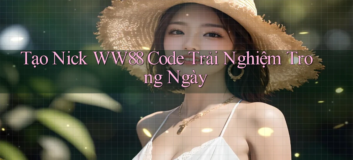 tạo nick ww88 code trải nghiệm trong ngày