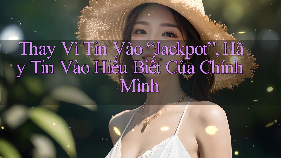 Thay Vì Tin Vào “Jackpot”, Hãy Tin Vào Hiểu Biết Của Chính Mình Thay Vì Tin Vào “Jackpot”, Hãy Tin Vào Hiểu Biết Của Chính Mình