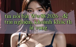 tin nổi bật Ww88 2026   để trải nghiệm, khoảnh khắc thất vọng