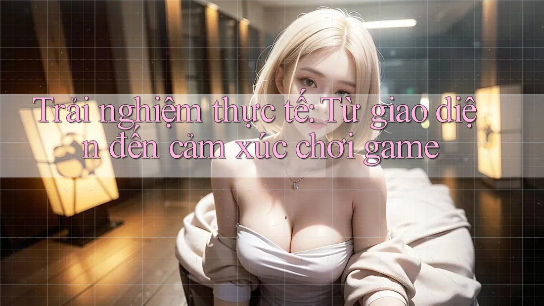 Trải nghiệm thực tế: Từ giao diện đến cảm xúc chơi game Trải nghiệm thực tế: Từ giao diện đến cảm xúc chơi game