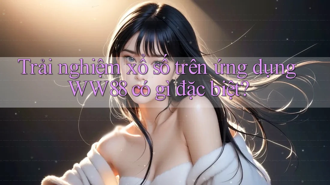 Trải nghiệm xổ số trên ứng dụng WW88 có gì đặc biệt?