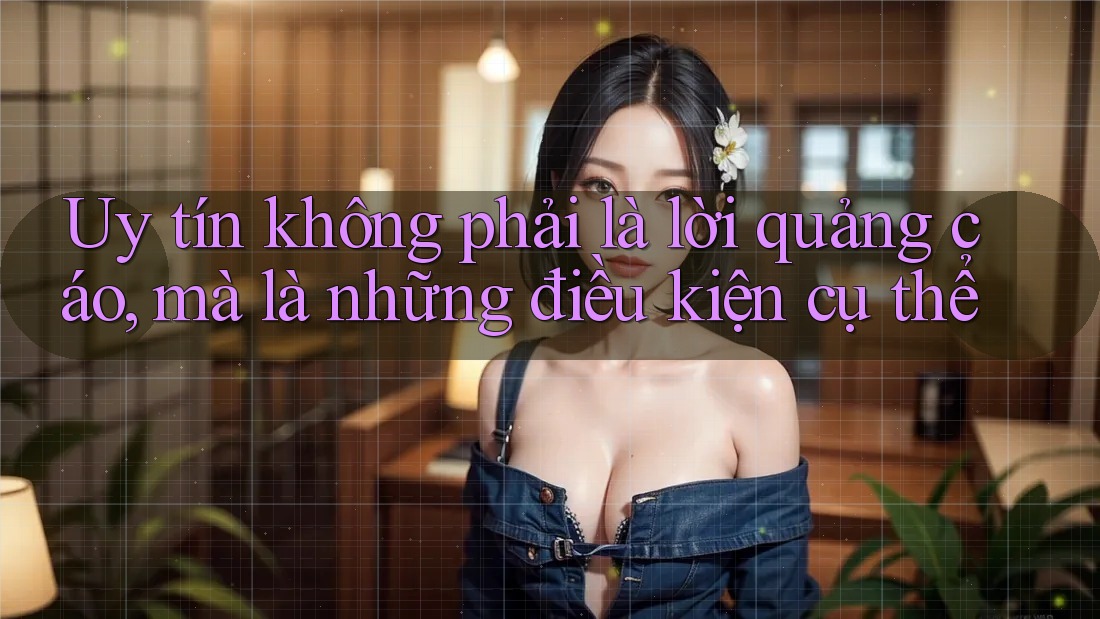 Uy tín không phải là lời quảng cáo, mà là những điều kiện cụ thể