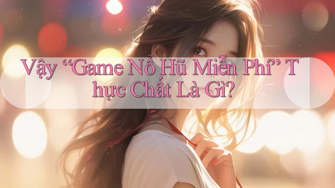 Vậy “Game Nổ Hũ Miễn Phí” Thực Chất Là Gì? Vậy “Game Nổ Hũ Miễn Phí” Thực Chất Là Gì?