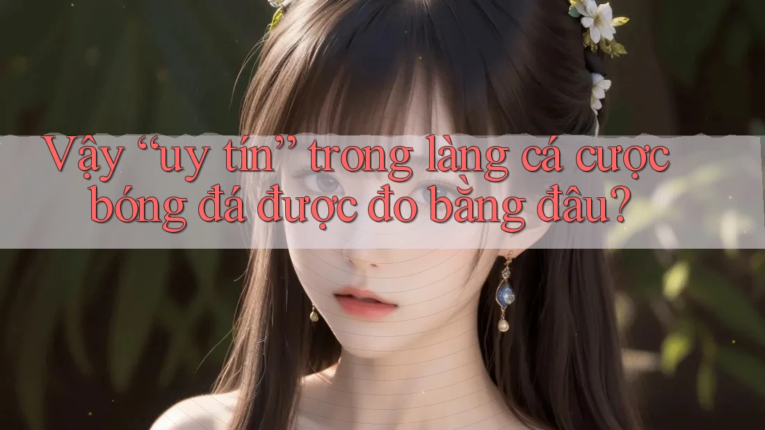 Vậy “uy tín” trong làng cá cược bóng đá được đo bằng đâu? Vậy “uy tín” trong làng cá cược bóng đá được đo bằng đâu?